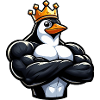 Strong Penguin King Fitness Training
