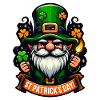 Glücks-Gnom – St. Patrick’s Day Leprechaun