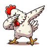dabbing chicken