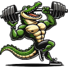 Crocodile Comic Fitness
