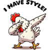 dabbing chicken