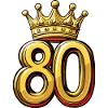 80 Zahl Krone