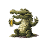 Alligator Bier Lustig