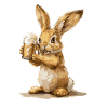 Hase Bier Lustig