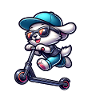 E-Scooter E-Scooter Scooter Chien