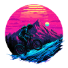 Mountian Biking Retro Bike Mountains