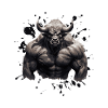 Bison Muscles Bodybuilding Beast