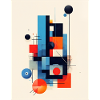 Abstract geometric composition