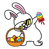 Dabbing Osterhase Ostern Hase