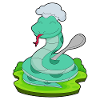 Schlange Koch Löffel Kochen