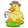 Canard Pêcheur Pêche Pêche