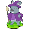 Bunny Halloween Witch