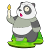 Panda Halloween Zombie