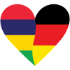 Mauritius Germany Heart