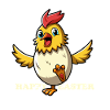 Happy Easter - Osterchicken - Osterei - Geschenk
