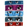Anime Eyes Collage #3