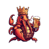 Lobster Crab Beer Funny