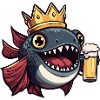 Piranha Poisson Bière Drôle