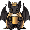Fledermaus Bier Lustig