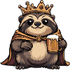 Sloth Beer Funny