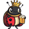 Ladybug Beer Funny