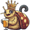 Snail Beer Funny