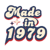 Made in 1979 Retro