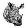 Rhinoceros Head