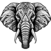 Tête d’éléphant