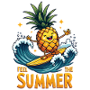 Ananas Surfer Surf Feel L’été
