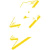 Logo texte rock’n’roll avec éclair