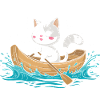 A Cat Boating Paddle Boat