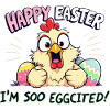 happy easter i am eggcited
