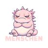 Axolotl rose pour les fans d’animaux