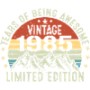 Geschenk zur Feier Ihres Geburtsjahres 1985