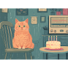 Happy Birthday cat