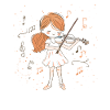 Little violinist