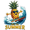 Ananas Surfer Surf Feel L’été