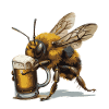 Bee Beer Funny