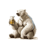 Polar Bear Beer Funny