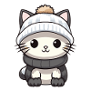 Cat Winter Animal Baby Comic