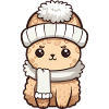 Alpaca Winter Animal Baby Comic