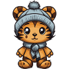 Tiger Winter Animal Baby Comic