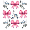 Coquette Bow Hameçon Pink Bow