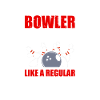 Lanceur gaucher Bowling Bowlingspieler Bowler