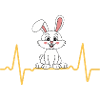 Rabbit Heartbeat Love Eared Bunny