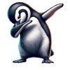 Dabbing Penguin