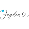 Jayden Nom Prénom Calligraphie Coeur