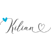 Kilian nom Prénom Calligraphie coeur