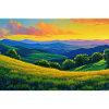 Nature Landscape Illustration Poster